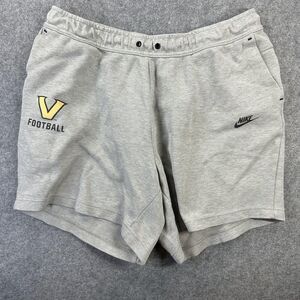 Nike Football Sweat Shorts Mens 2XL Gray Vanderbilt Player Issue